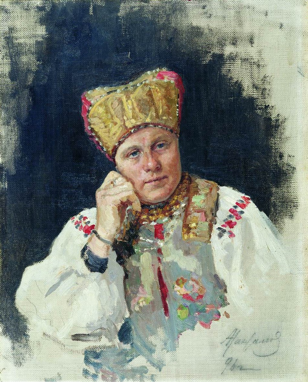 Ruský rolník, 1896 od Vasili Maksimovich Maksimov