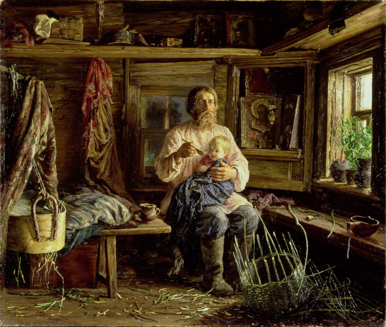 Slepý manžel, 1884 od Vasili Maksimovich Maksimov