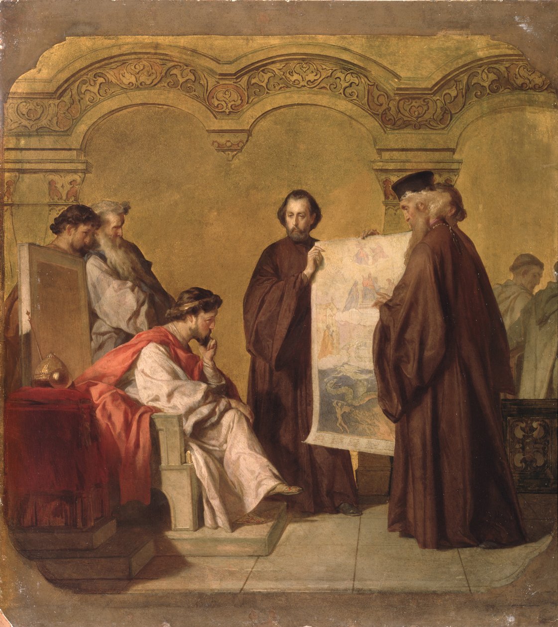 Velkovévoda Vladimír přijímá velvyslance od Vasili Petrovich Vereshchagin