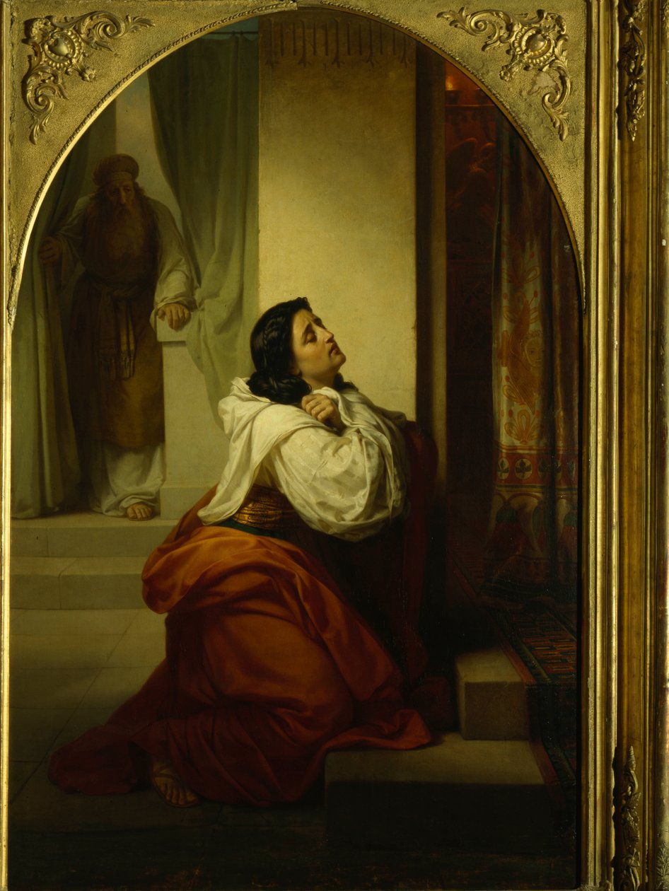 Modlitba Hany, matky Samuela Proroka, 1864 od Vasili Petrovich Vereshchagin