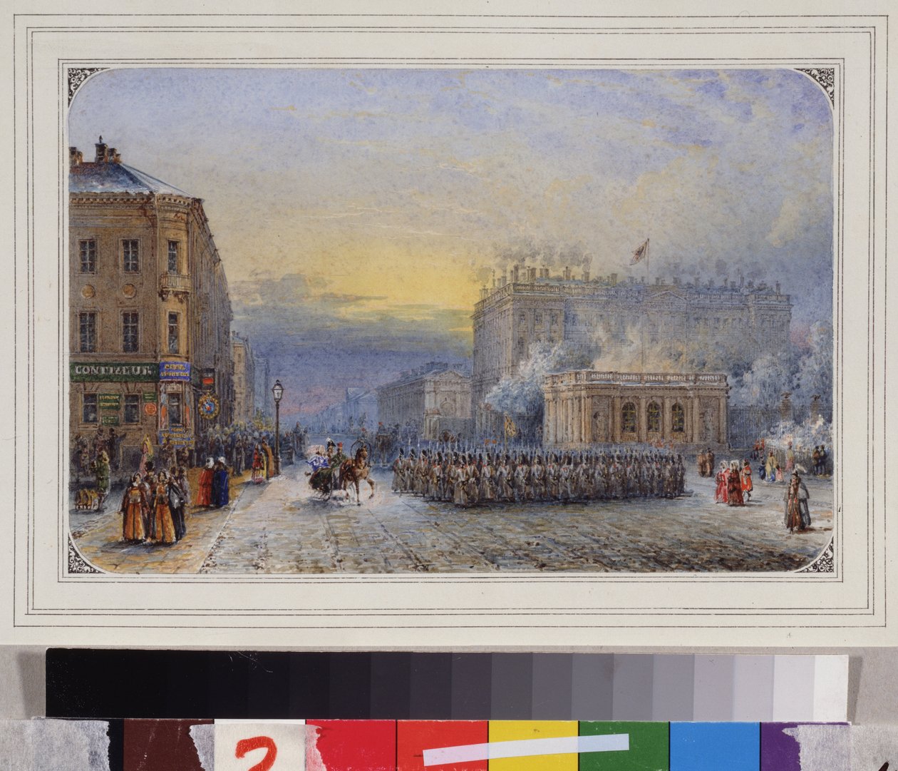 Svatý PETERSBOURG. Aničkovský palác. Velikonoce od Vasili Semenovich Sadovnikov