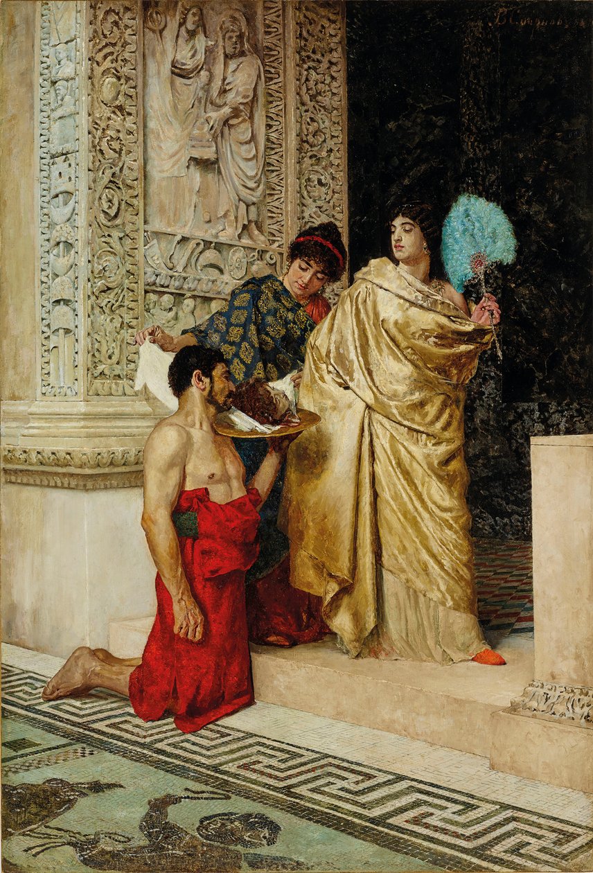 Salome přijímá hlavu Jana Křtitele, 1886. od Vasili Sergeevich Smirnov