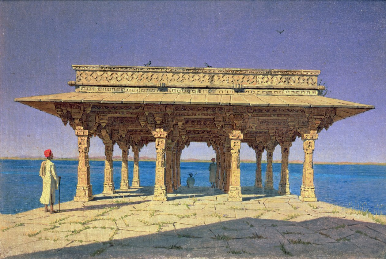 Večer u jezera od Vasili Vasilievich Vereshchagin