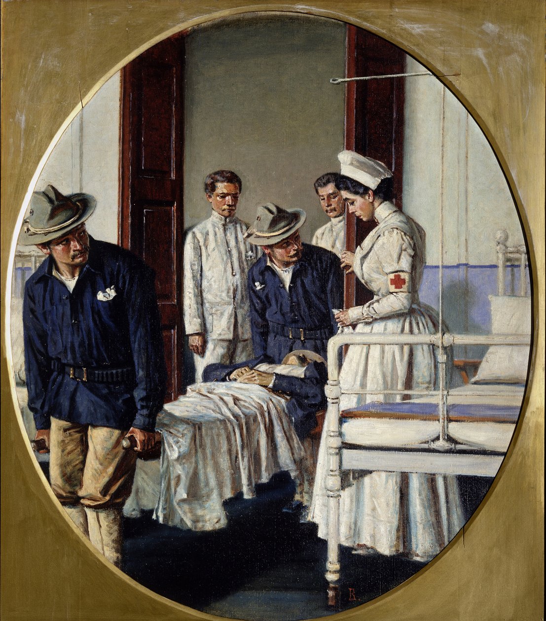 Ve vojenské nemocnici, 1901 od Vasili Vasilievich Vereshchagin