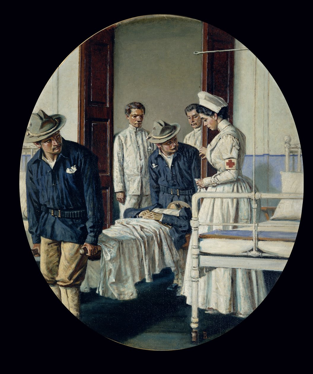 Ve vojenské nemocnici od Vasili Vasilievich Vereshchagin
