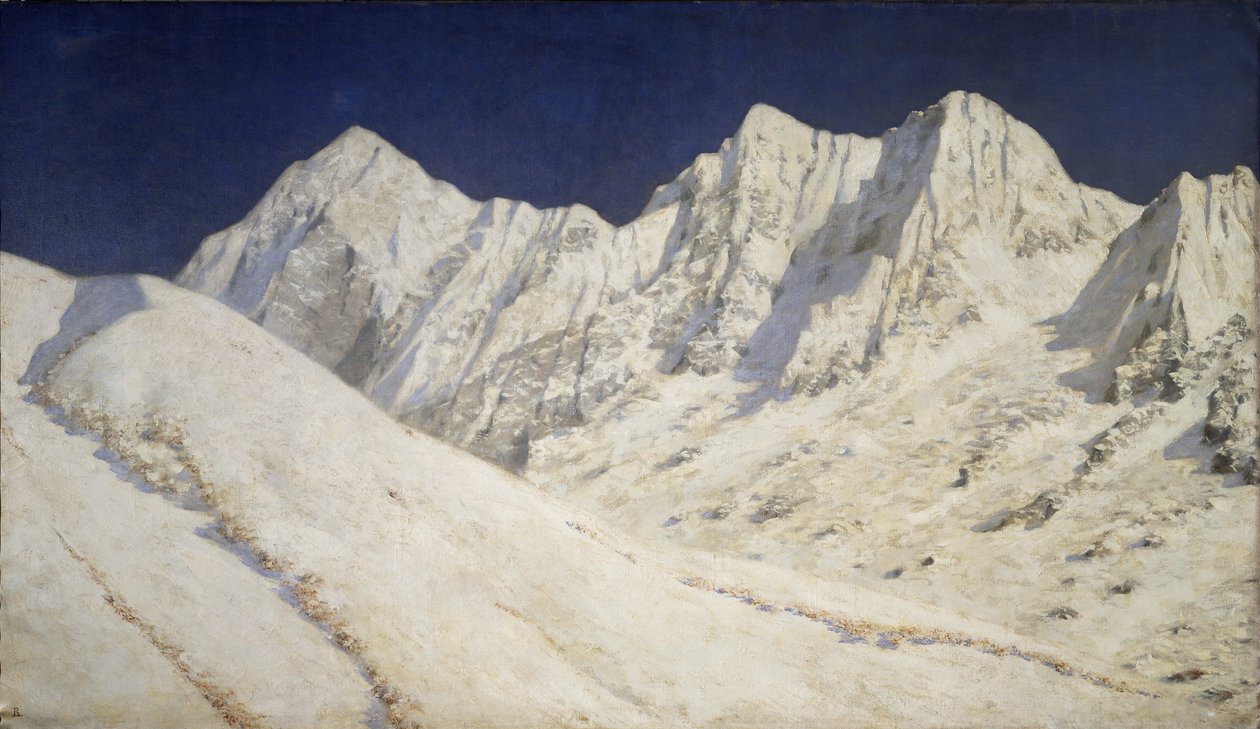 Indie. Sníh v Himalájích, 1874-1876 od Vasili Vasilievich Vereshchagin