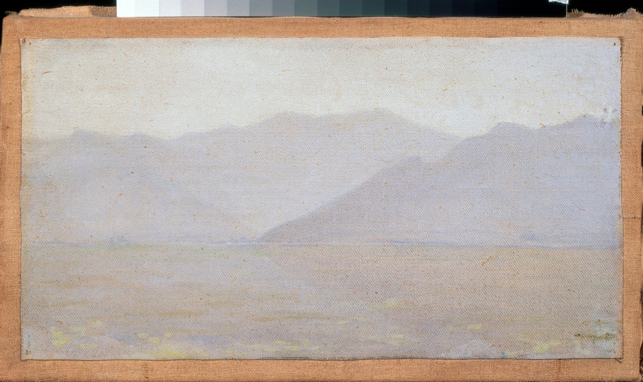 Ráno v Kašmíru (Indie) - obraz Vasilije Vasiljeviče Vereščagina (Vassili Vereščagina) (1842-1904), olej na plátně od Vasili Vasilievich Vereshchagin