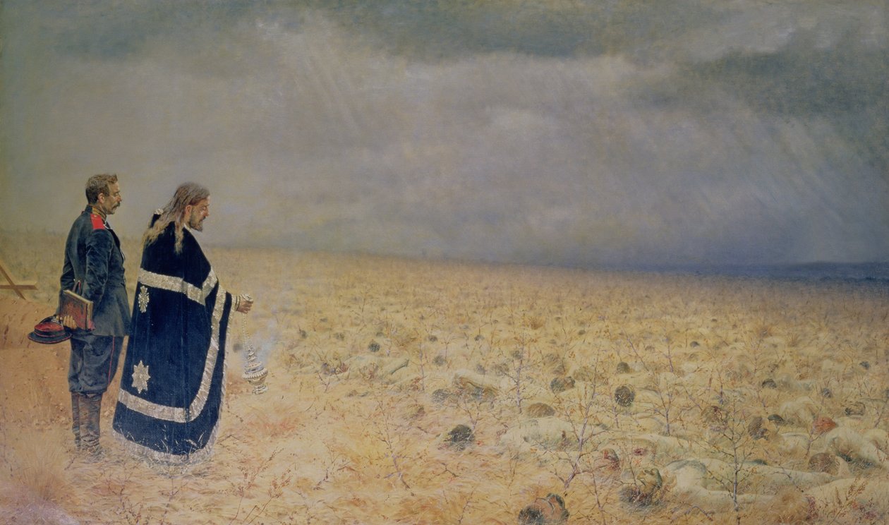 Poražení. Requiem za mrtvé od Vasili Vasilievich Vereshchagin
