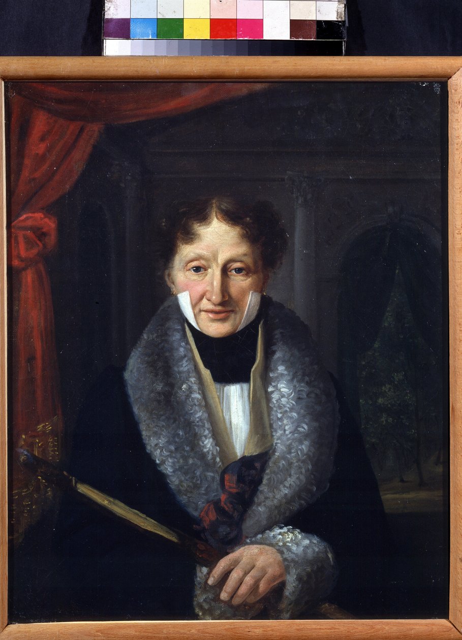 Portrét baletního mistra Charlese Louise Didelota (1767-1837) (Portrét baletního mistra Charlese Louise Didelota). Obraz Vasilije Venediktoviče Baranova (1792-1836). Olej na plátně, 46,5 x 37,5 cm od Vasili Venediktovich Baranov