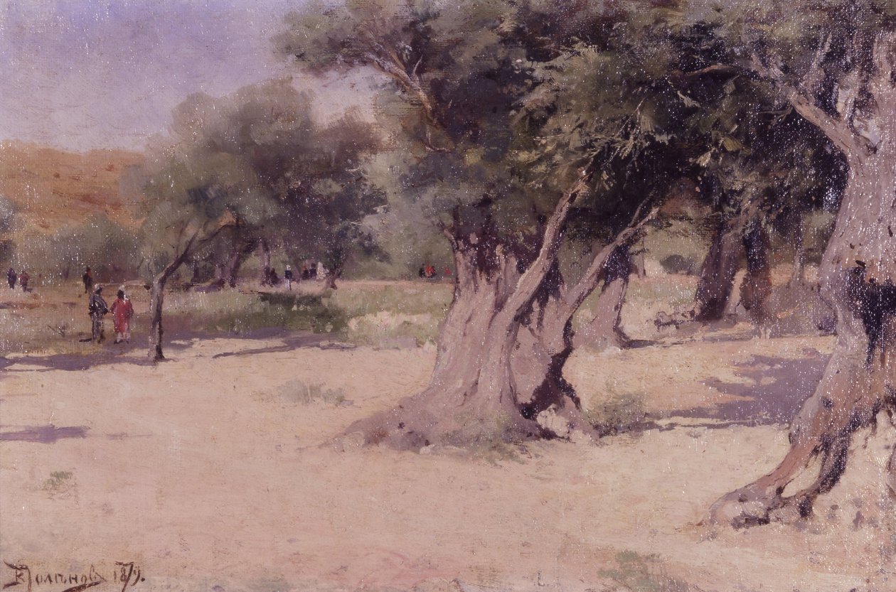 Olivovníky ve Svaté zemi od Vasilij Dmitrievich Polenov
