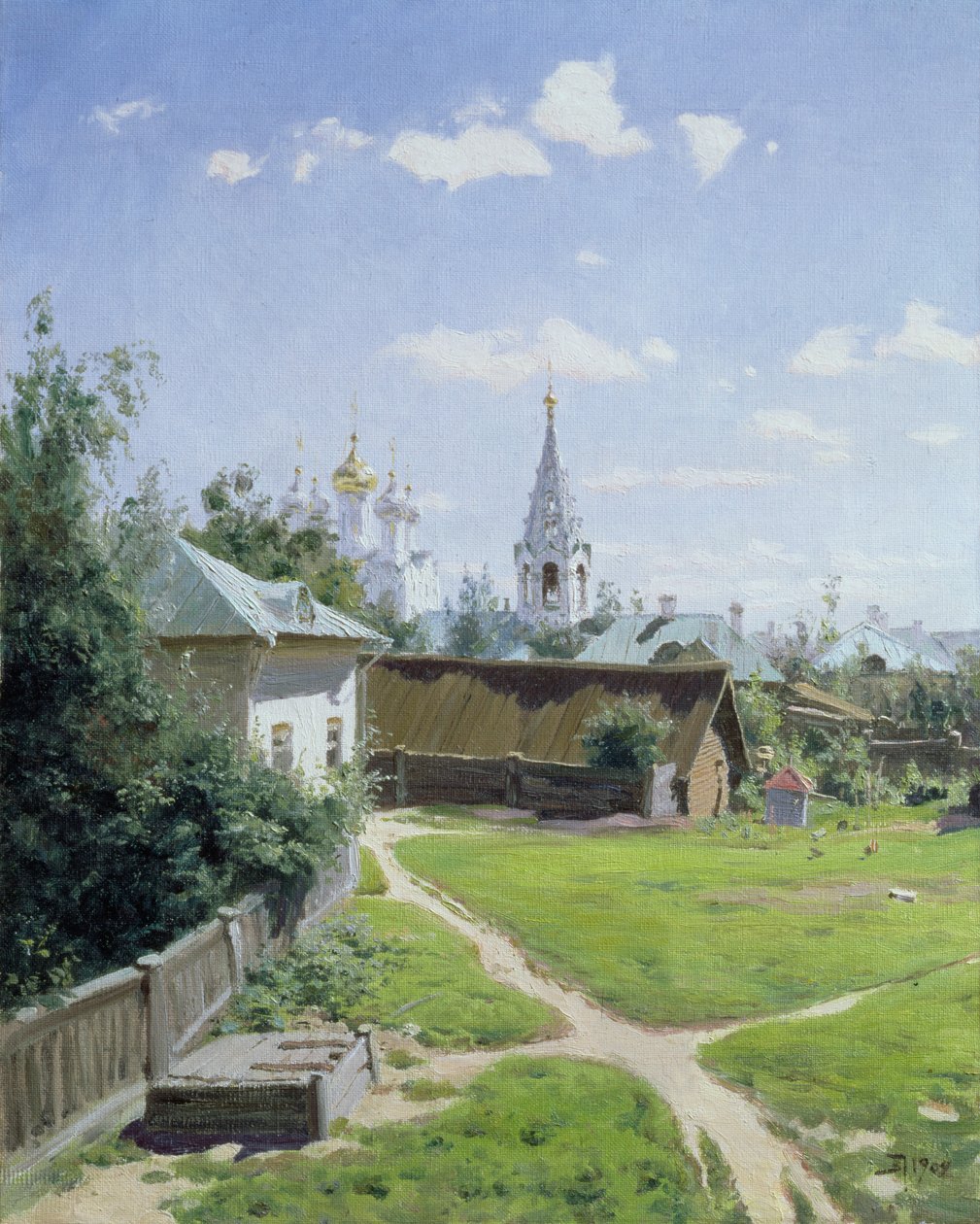 Moskevské nádvoří, 1902 od Vasilij Dmitrievich Polenov