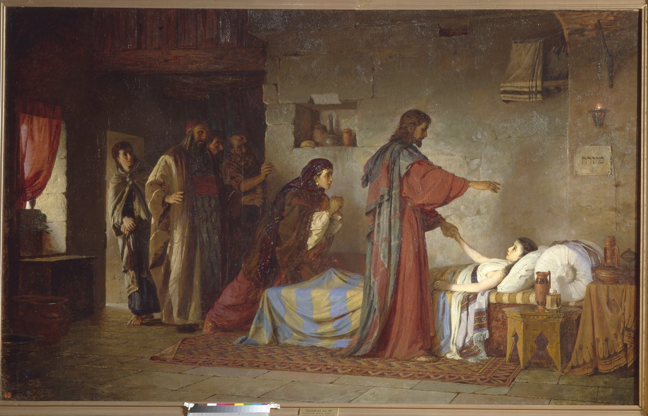 Vzkříšení Jairovy dcery, 1871 od Vasilij Dmitrievich Polenov