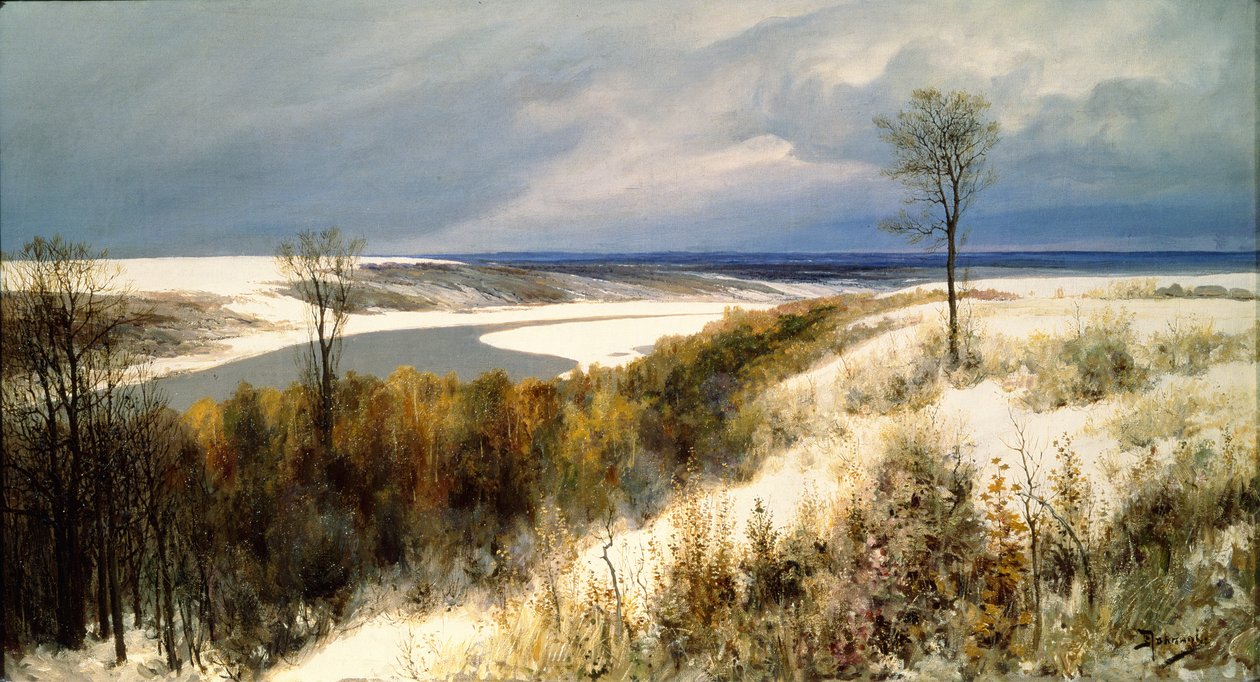 Časný sníh, 1891 od Vasilij Dmitrievich Polenov