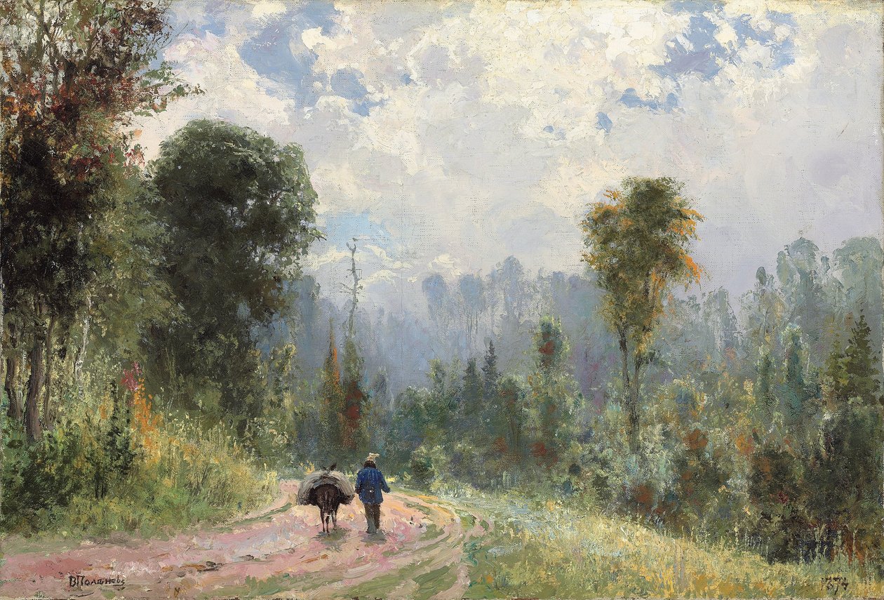 Lesní cesta, 1874 od Vasilij Dmitrievich Polenov