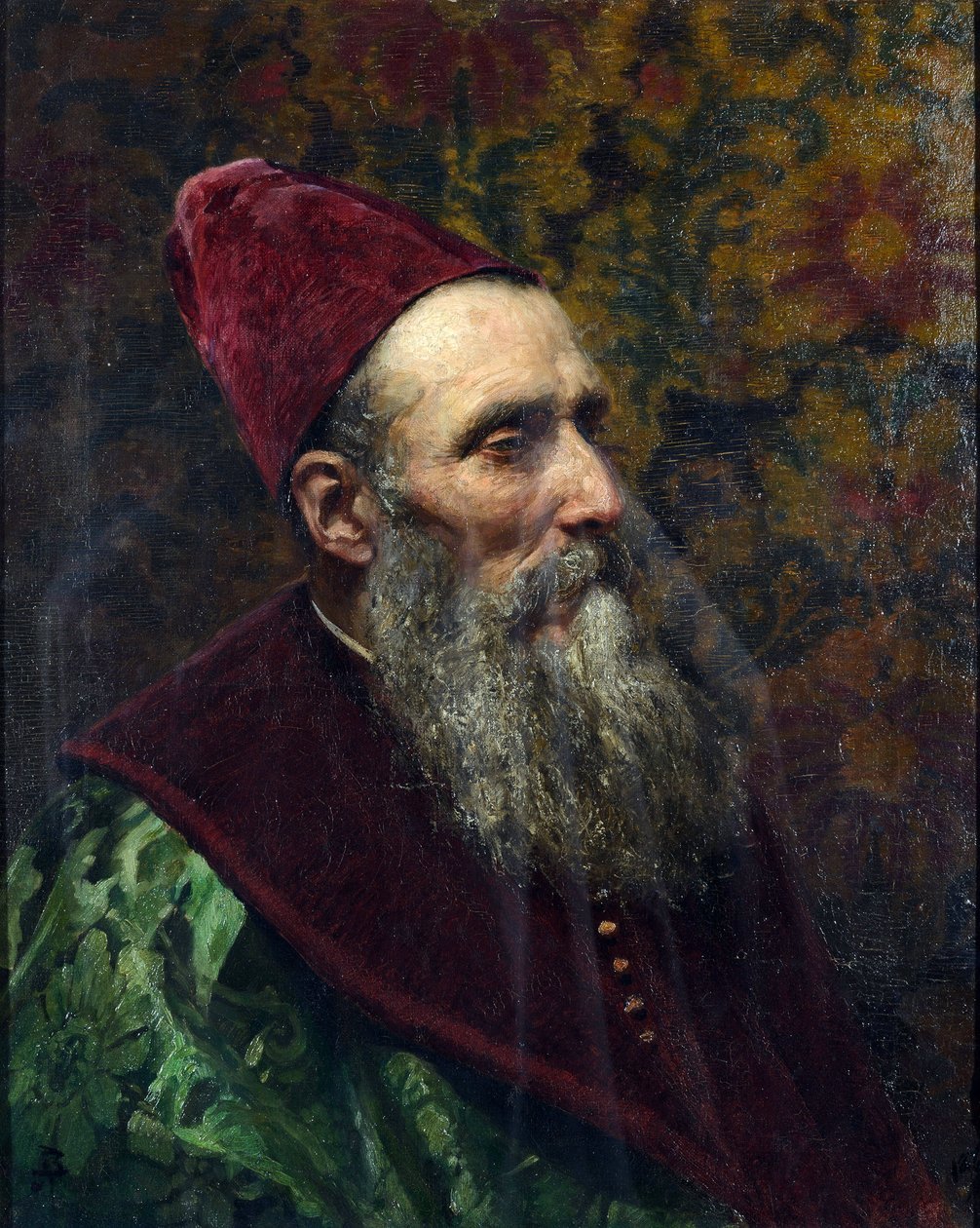 Portrét benátského dóžete od Polenova, Vasilij Dmitrijevič (1844-1927) od Vasilij Dmitrievich Polenov