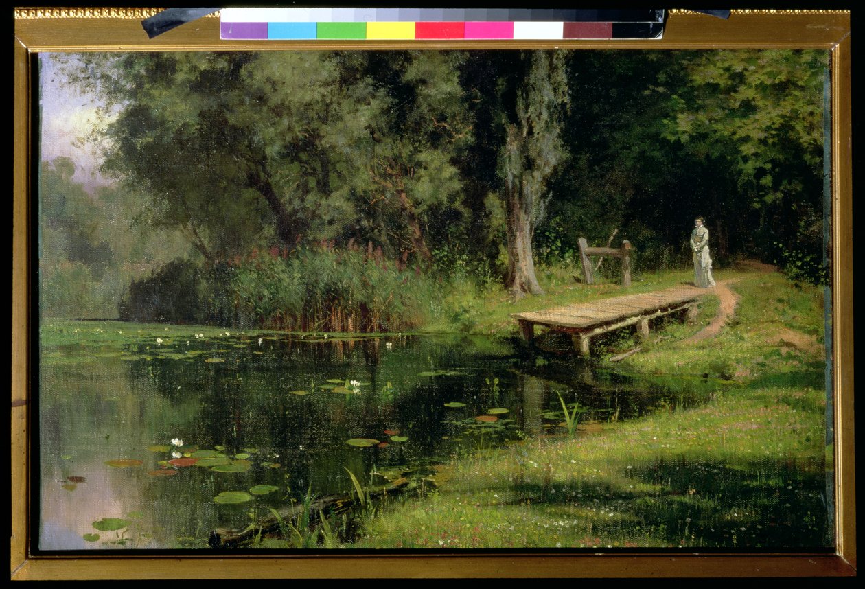 Zarostlý rybník, 1880 od Vasilij Dmitrievich Polenov
