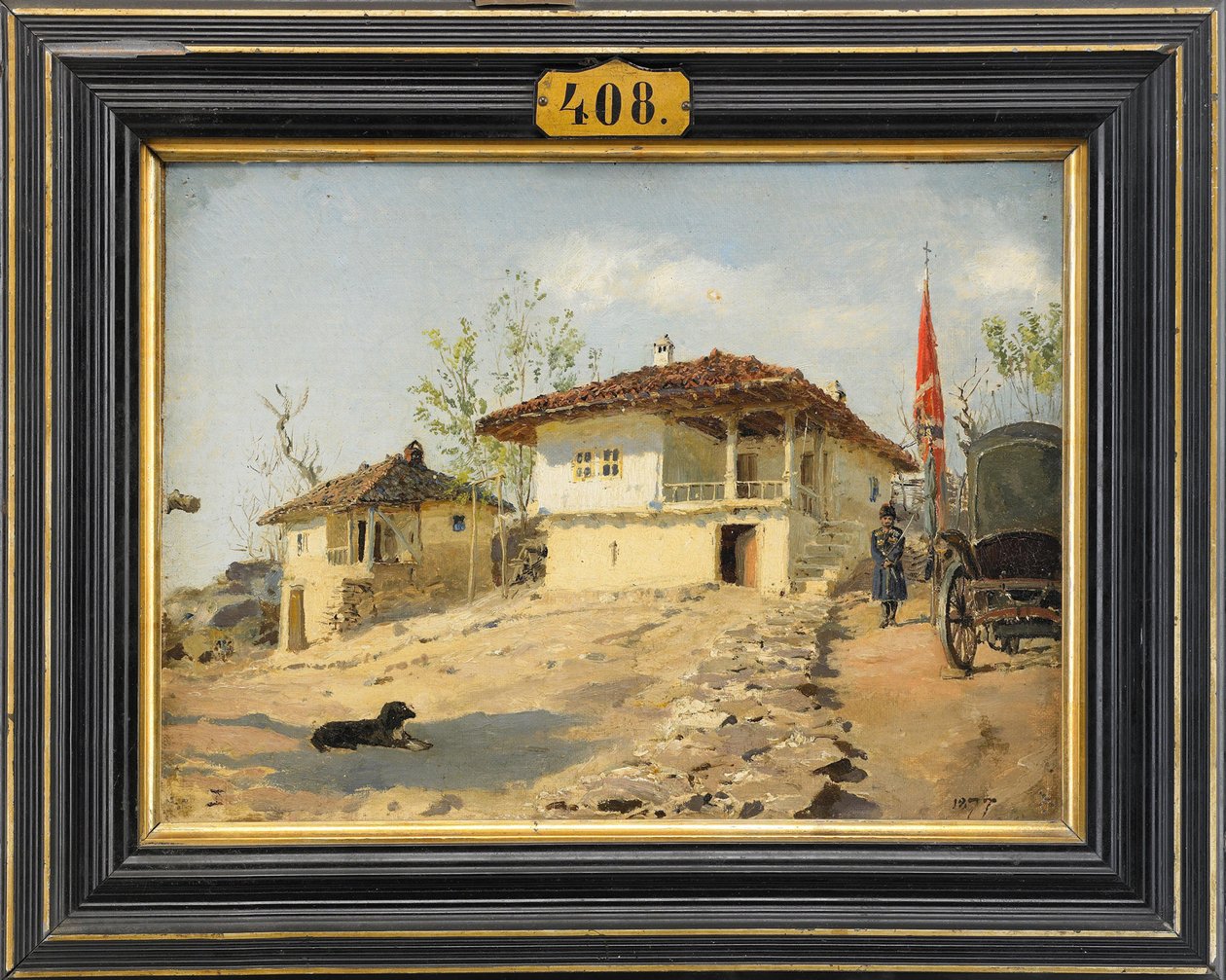 Štáb donských kozáků v Bulharsku v roce 1877, 1877 od Vasilij Dmitrievich Polenov