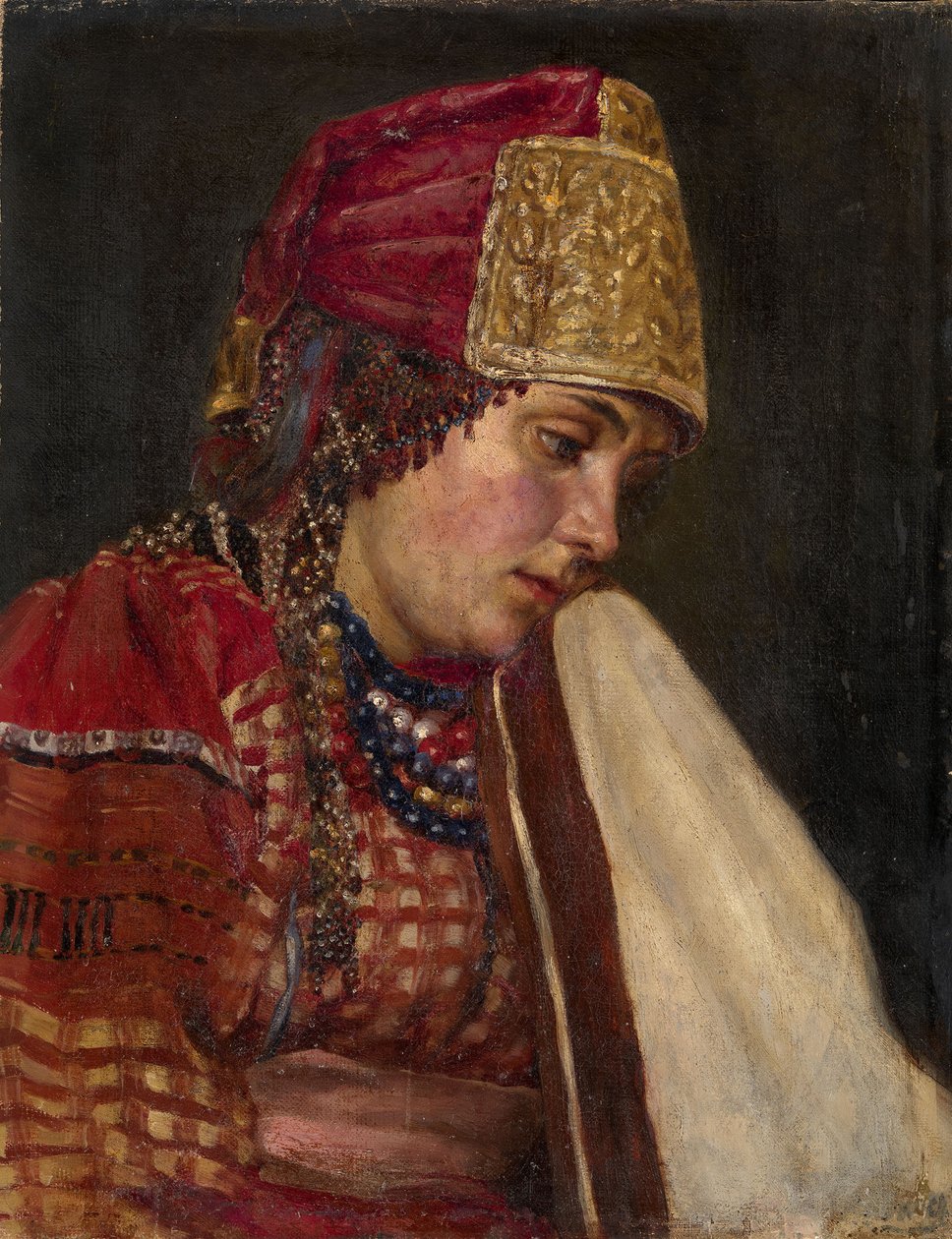 Manželka Boyars od Vasilij Ivanovic Surikov