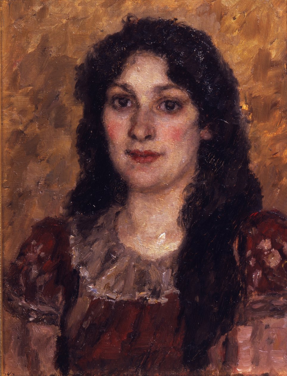 Portrét manželky umělců, 1888 od Vasilij Ivanovic Surikov