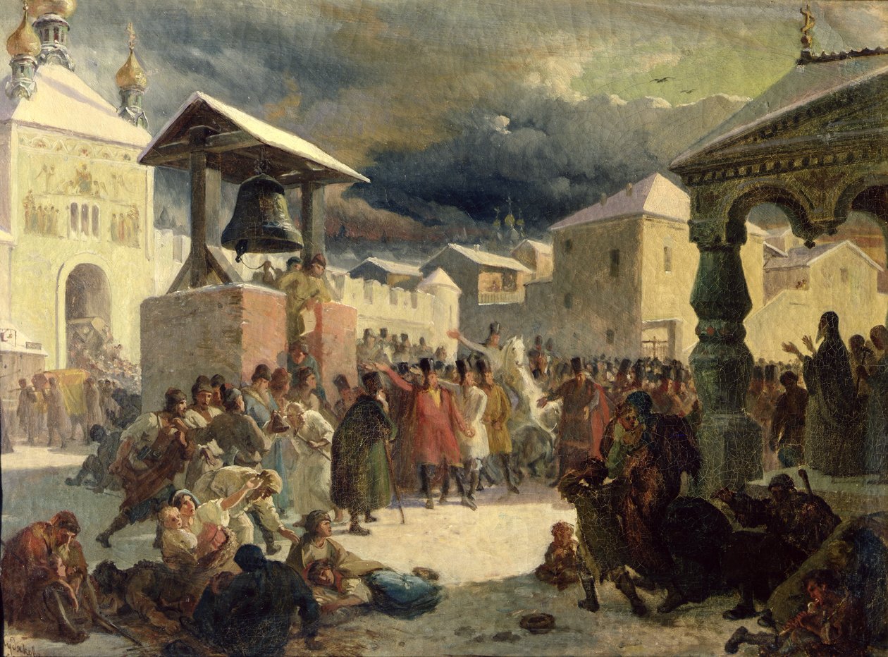 Veche v Novgorodské republice, 1861 od Vasily Grigorievich Khudyakov