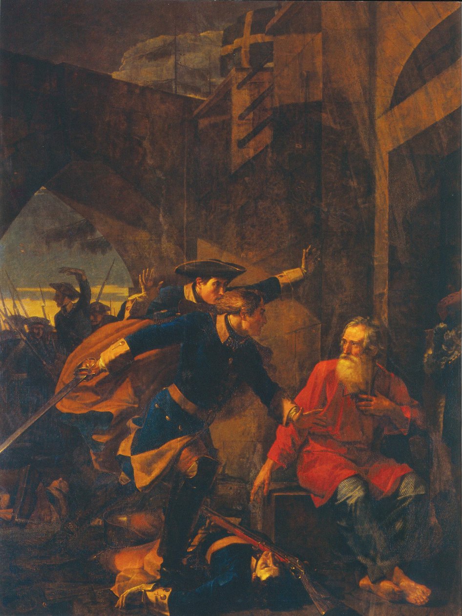Hrdinský čin obchodníka Igolkina od Vasily Shebuyev