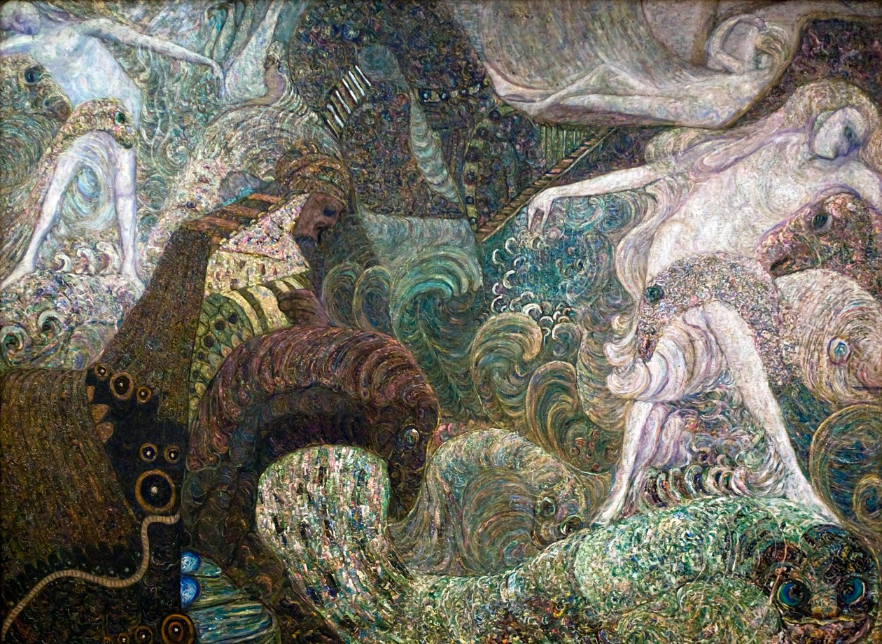 Mořské dno, konec 19. nebo začátek 20. století. od Vasily Ivanovich Denisov