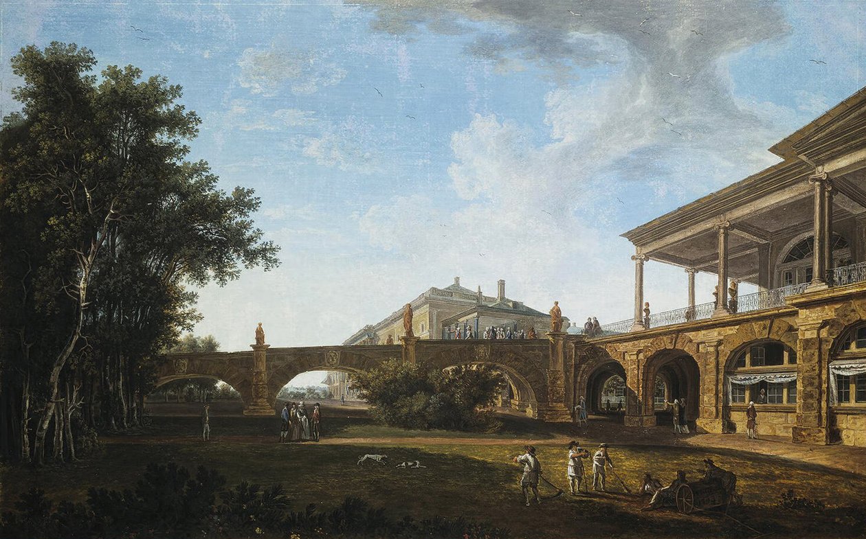 Rampa galerie Cameron v parku v Carskoje Selo, 1794 od Vasily Petrovich Petrov
