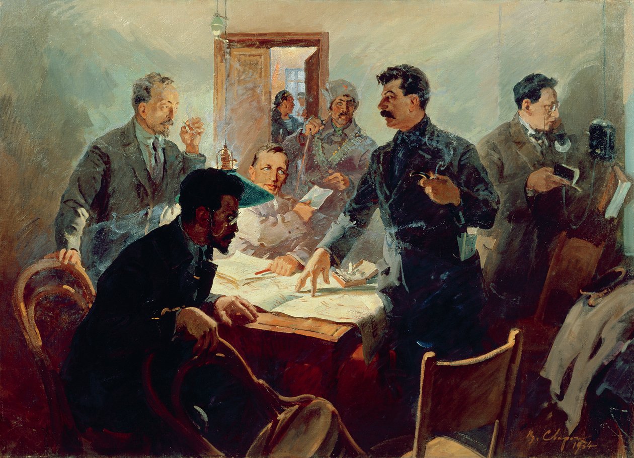 Štáb Říjnové revoluce 1917 od Vasily Semyonovich Svarog