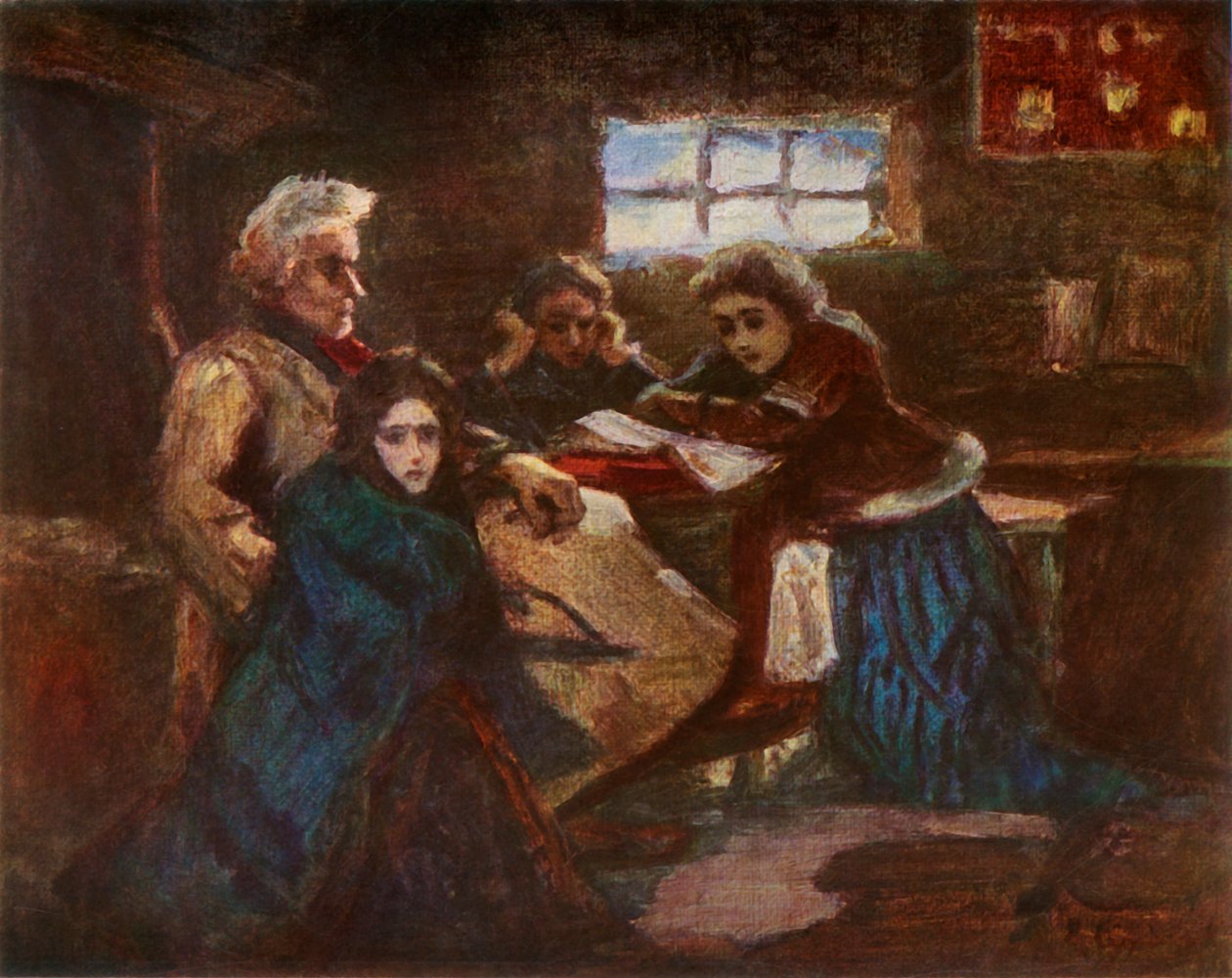 Menshikov in Berezovo studie, 1881, 1965. od Vasily Surikov