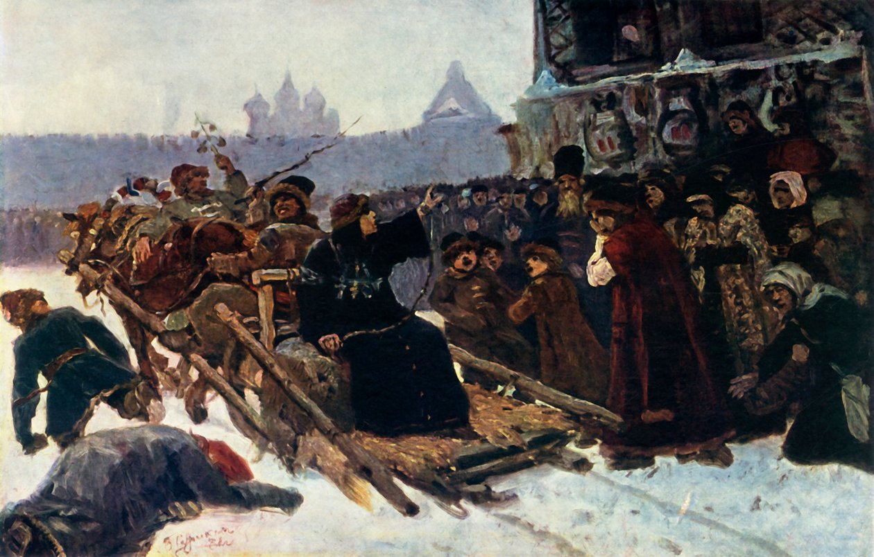 The Boyar Morozova a study, 1881, 1965. od Vasily Surikov