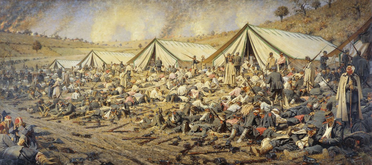 Po útoku. Plevna, 1877-1878 od Vasily Vereshchagin