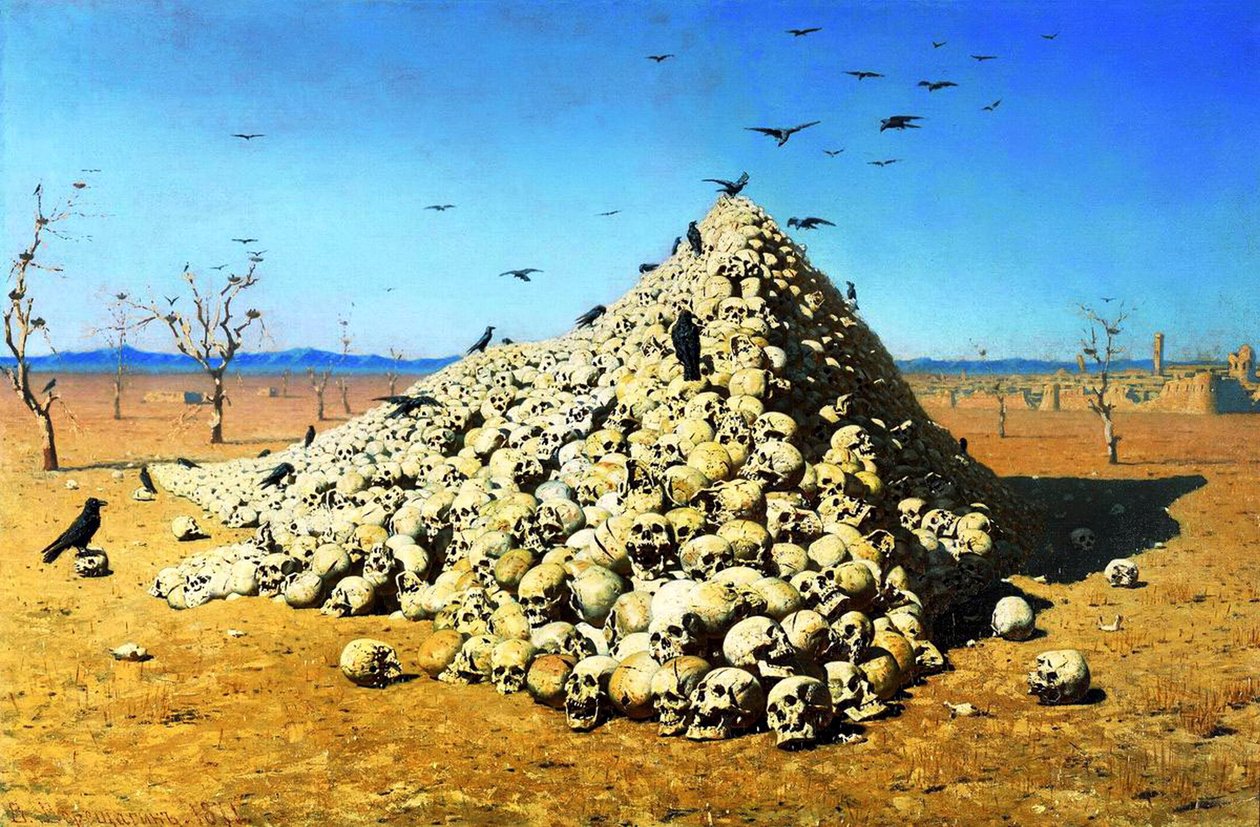 Apoteóza války, 1871 od Vasily Vereshchagin