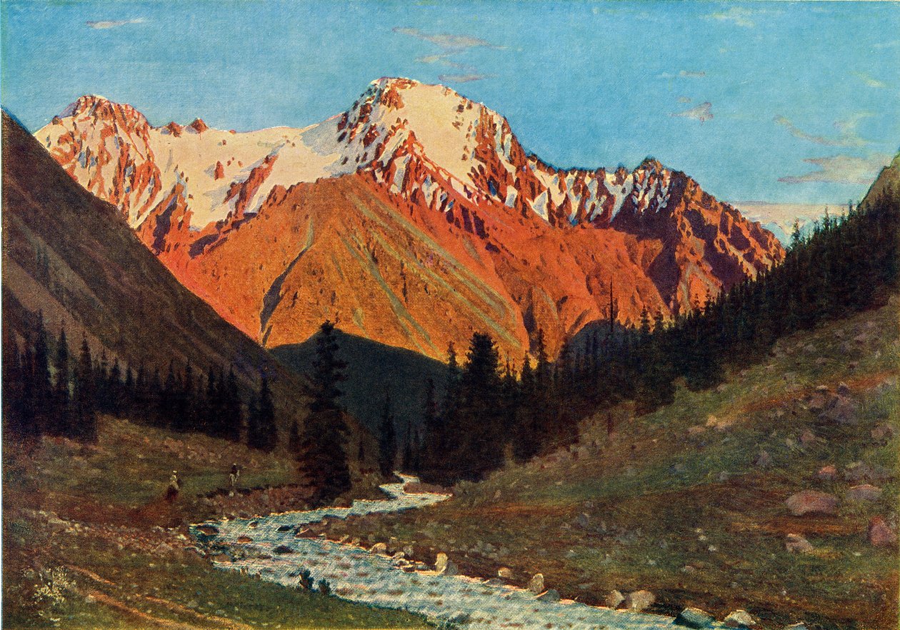 Horská scenérie, konec 19. století, 1965. od Vasily Vereshchagin