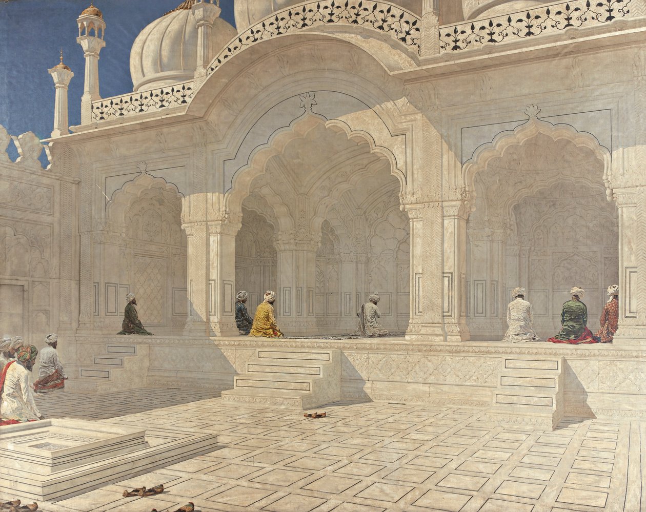 Perlová mešita, Dillí od Vasily Vereshchagin