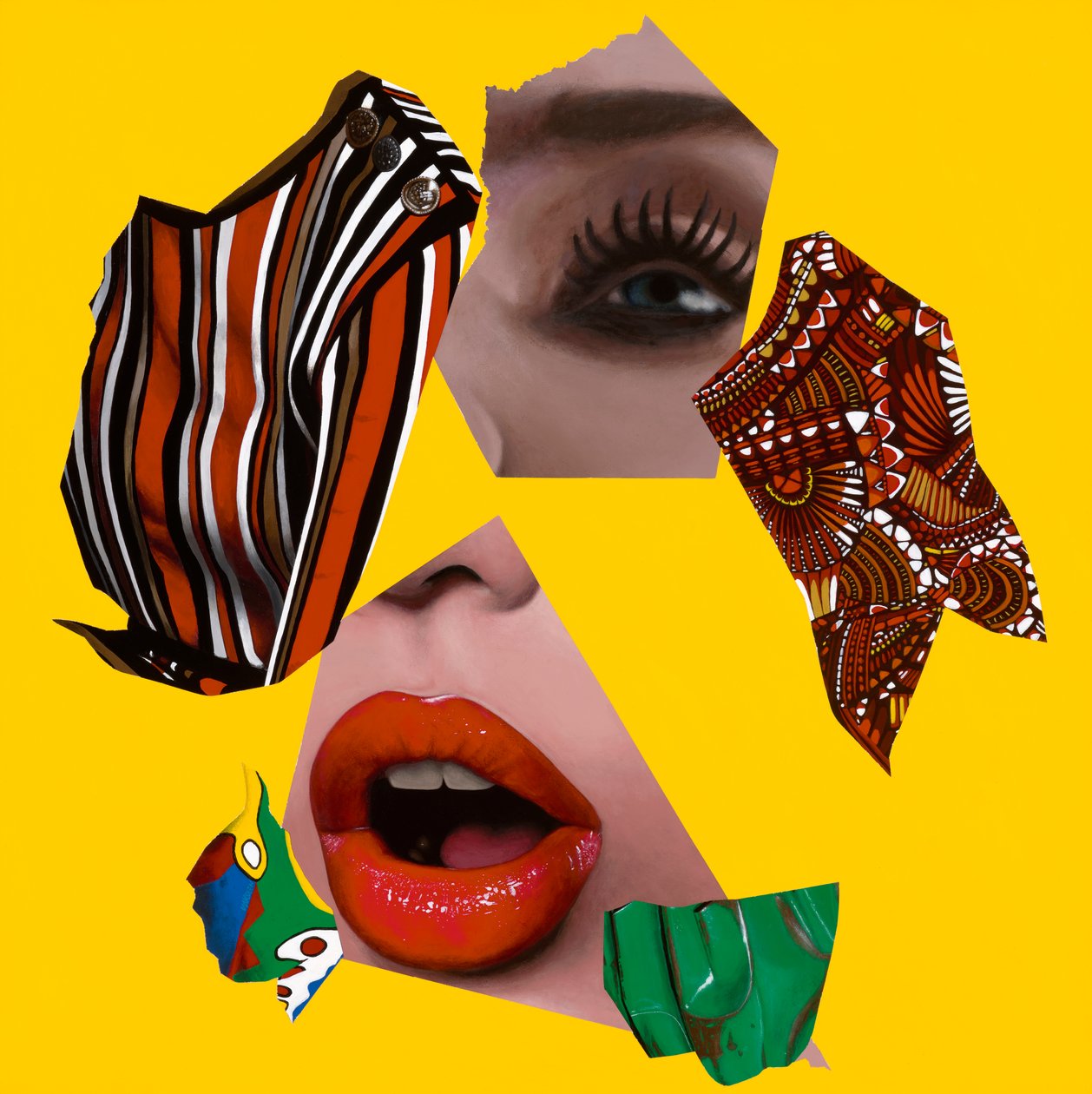 Losing Myself, 2019 (akryl na dřevě) od Vaskeen Vaskeen