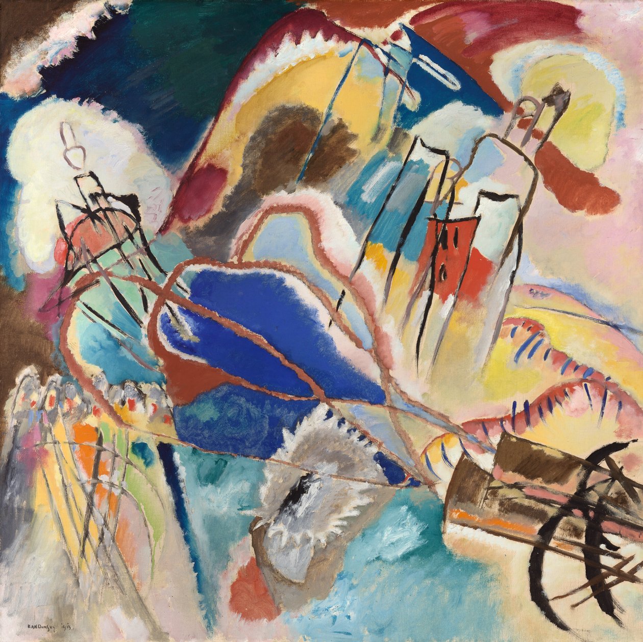 Improvizace děla č. 30, 1913. od Wassily Kandinsky