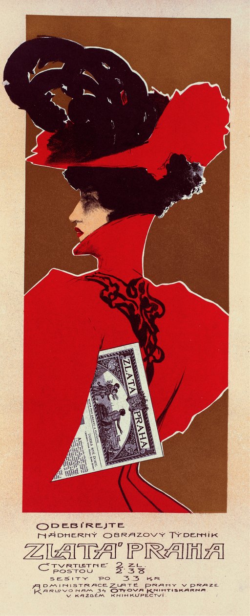 Zlata Praha, 1898. od Václav Oliva