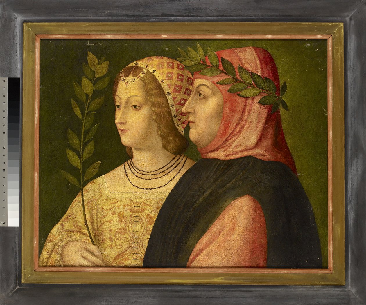 Petrarch a Laura de Noves, kolem 1510 od Venetian School