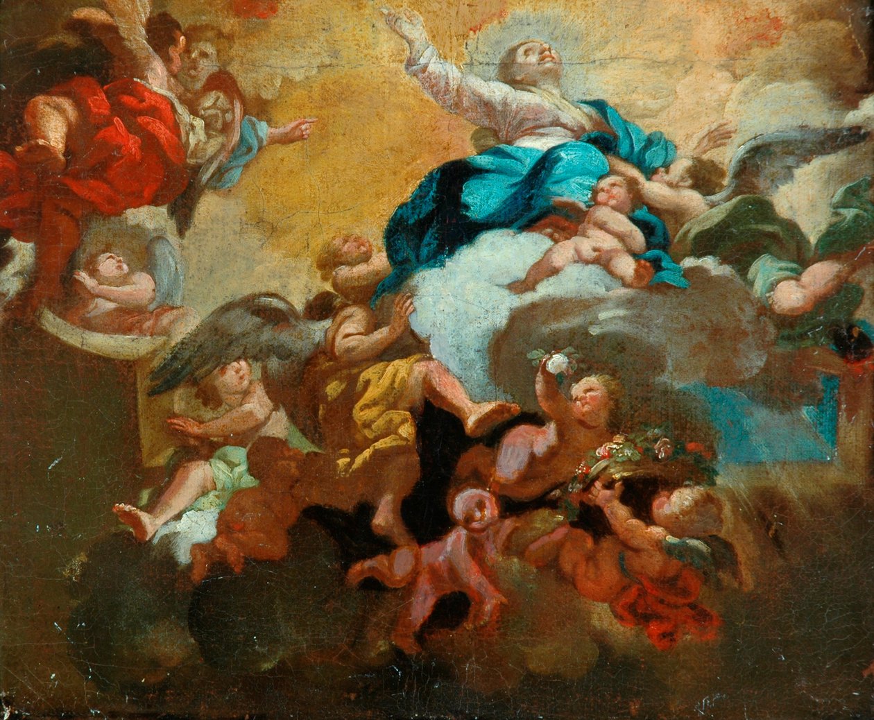 Nanebevzetí Panny Marie, 1650-99 od Venetian School