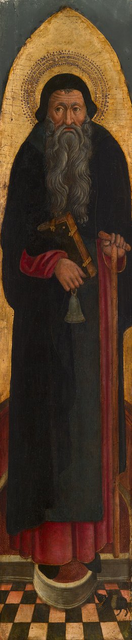 Svatý Antonín Opat z augustiniánského oltářního obrazu od Venetian