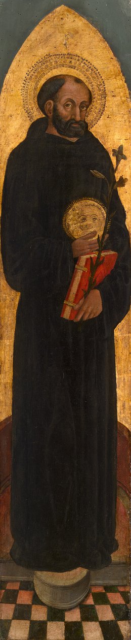 Svatý Mikuláš z Tolentina z augustiniánského oltářního obrazu od Venetian