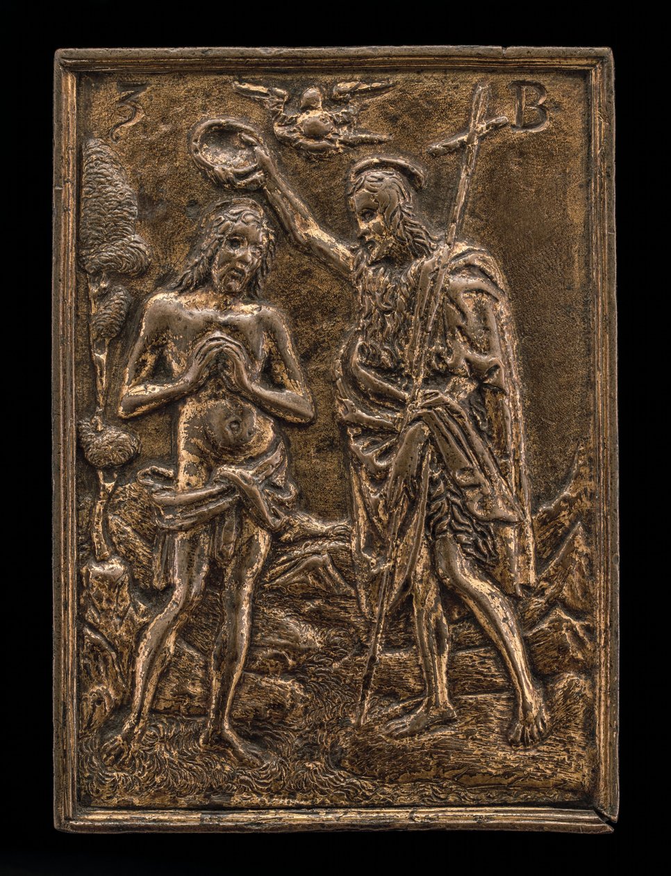Křest v Jordánu od Venetian 16th Century