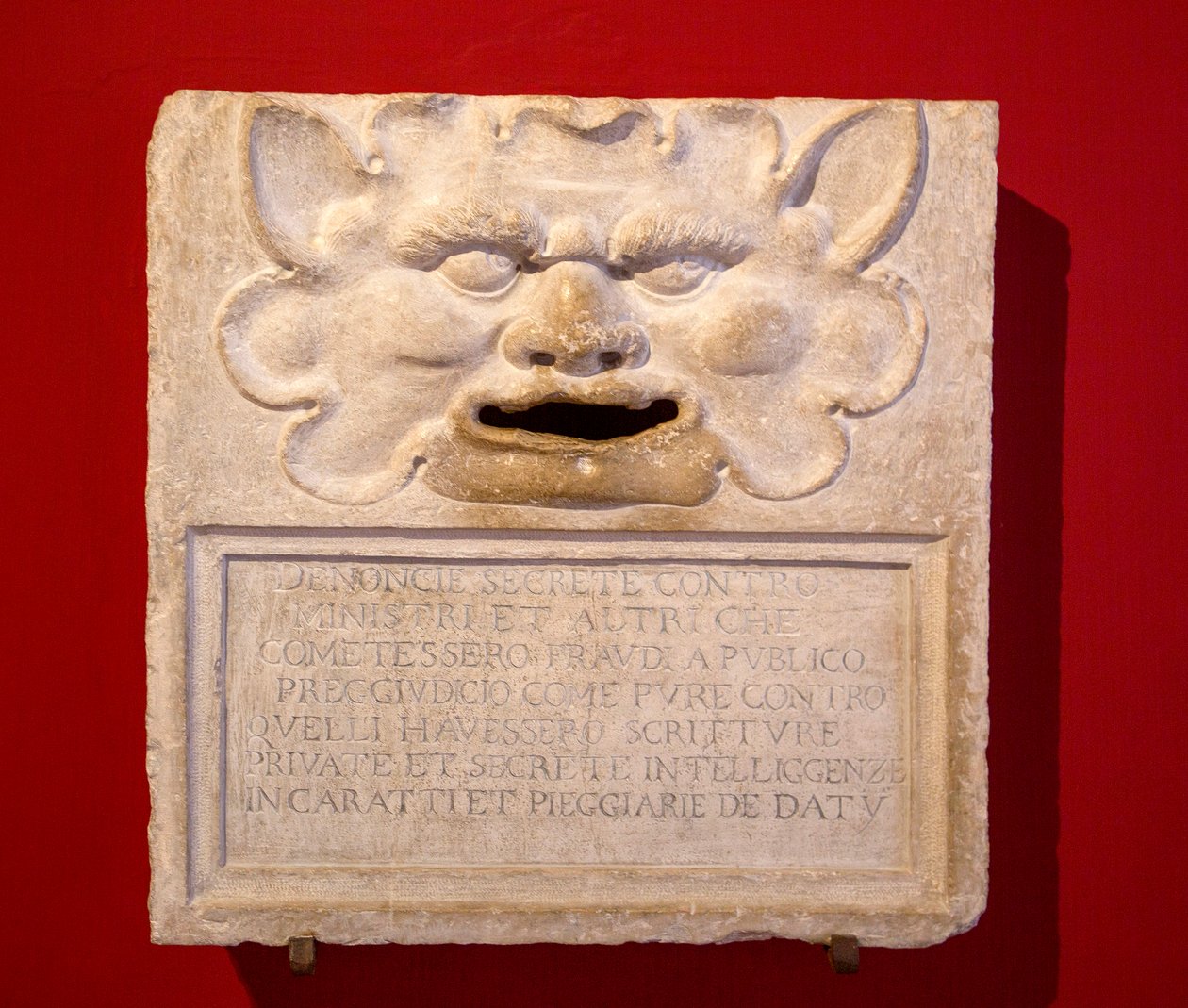 Ústa pravdy (Bocca di Leone) (mramor) od Venetian School