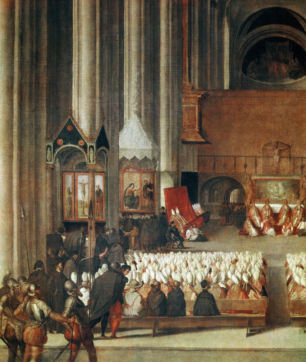 sněm Tridentského koncilu od Venetian School