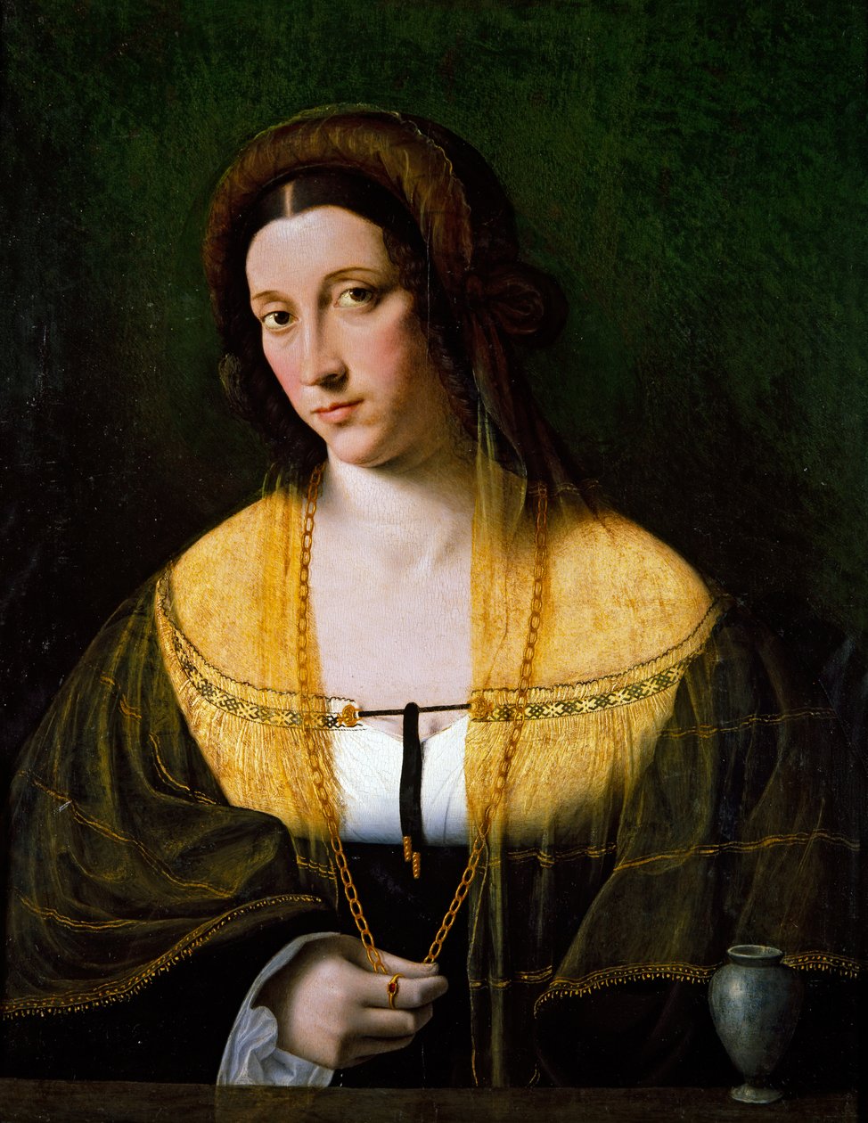 Portrét dámy od Veneto Bartolomeo