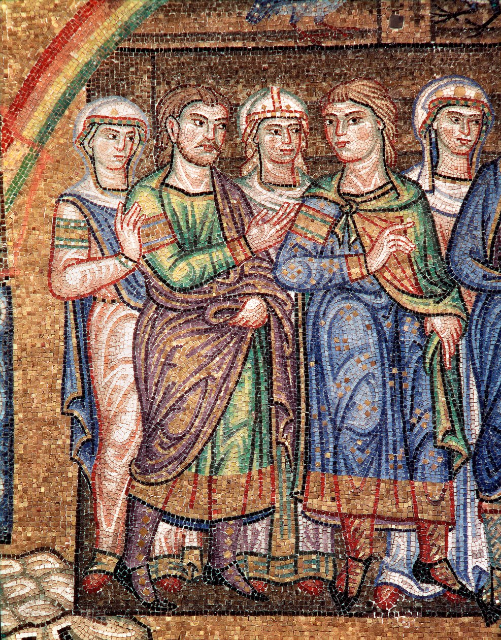 Život Noemových, synů Noemových (mozaikový detail od Veneto-Byzantine School