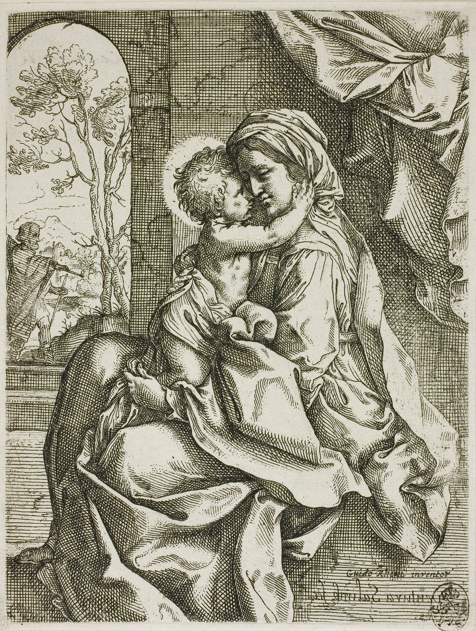 Madona s dítětem a svatým Josefem od Ventura Salimbeni