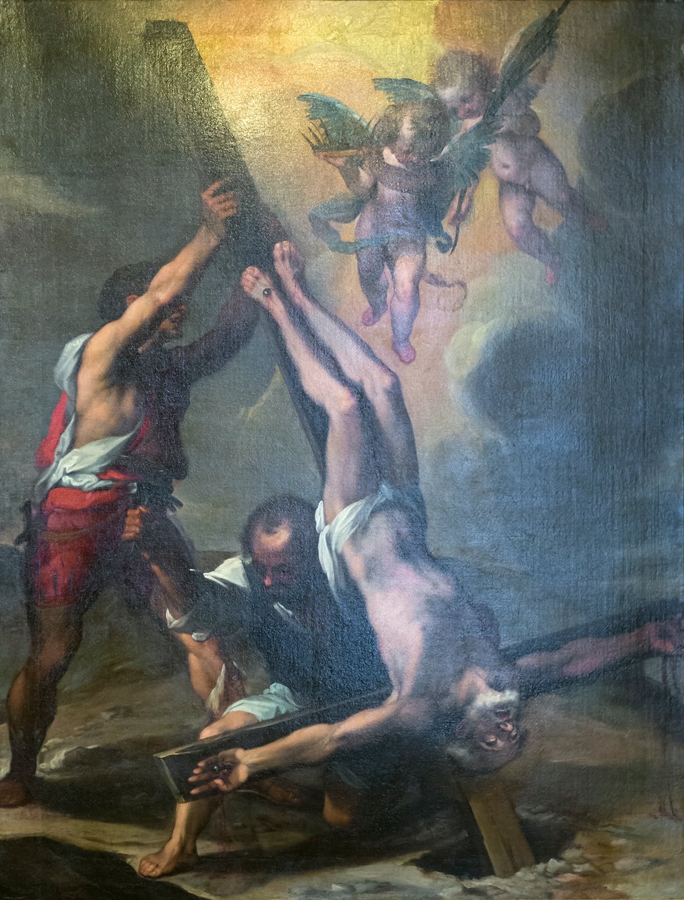 Ukřižování svatého Petra od Ventura di Arcangelo Salimbeni