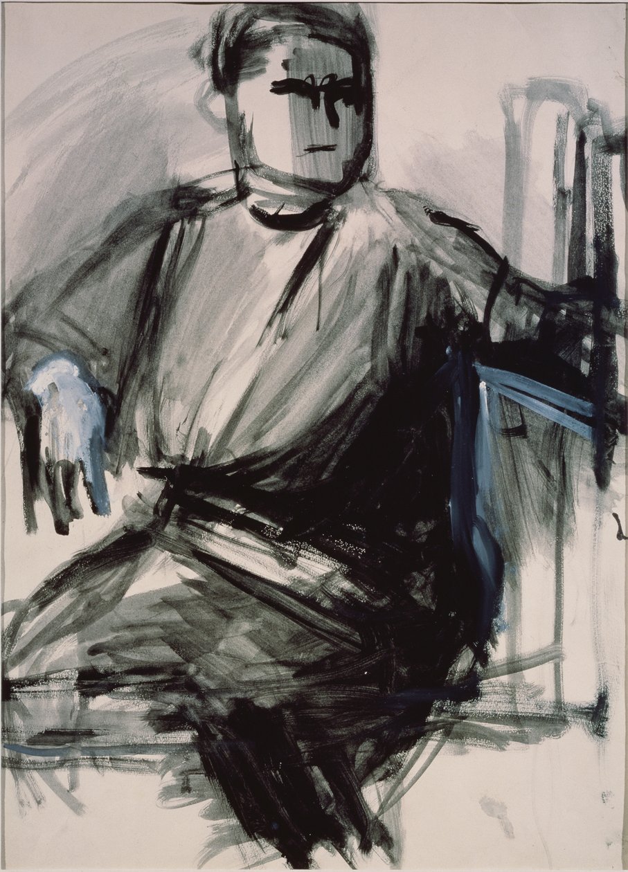 Autoportrét, 1934 od Vera Mikhailovna Yermolayeva