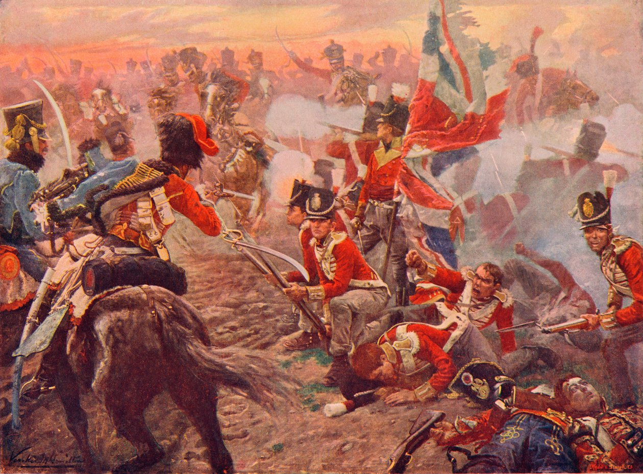 Bitva u Quatre Bras, 1815 1906 od Vereker Monteith Hamilton